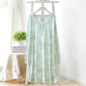 歐美單春秋新大碼女裝棉質(zhì)睡衣上裝 舒適與時(shí)尚兼具的家居伴侶